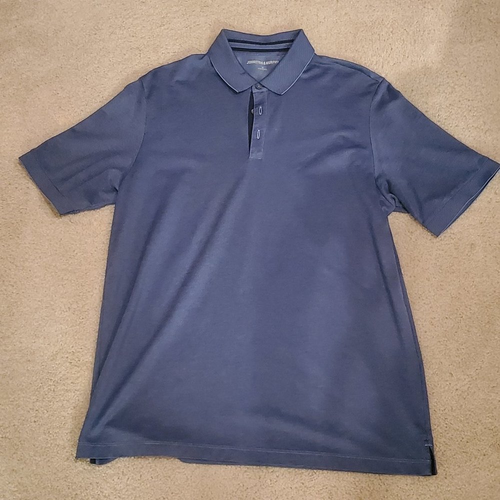 Johnson & Murphy Vintage Slub Polo